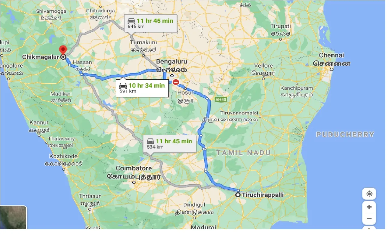 tiruchirappalli-to-chikmagalur-taxi
