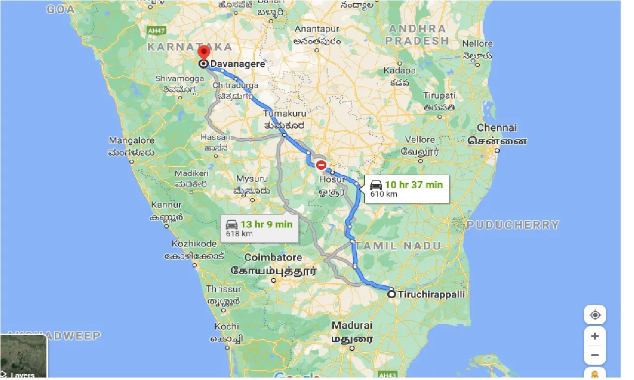 tiruchirappalli-to-davanagere-taxi