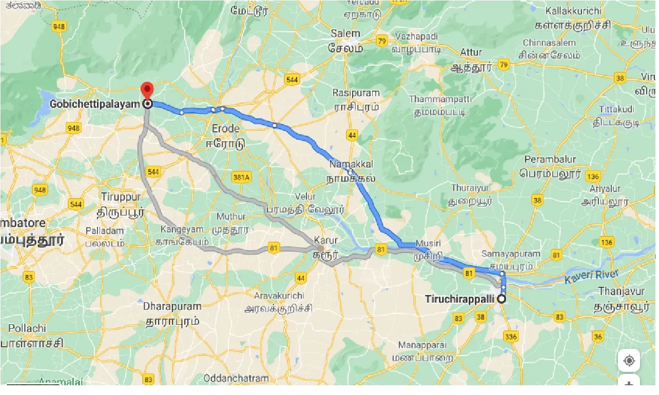 tiruchirappalli-to-gobichettipalayam-one-way
