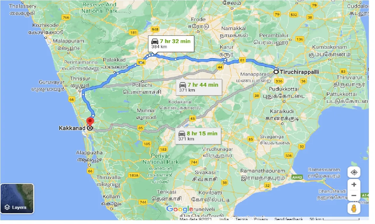 tiruchirappalli-to-kakkanad-one-way
