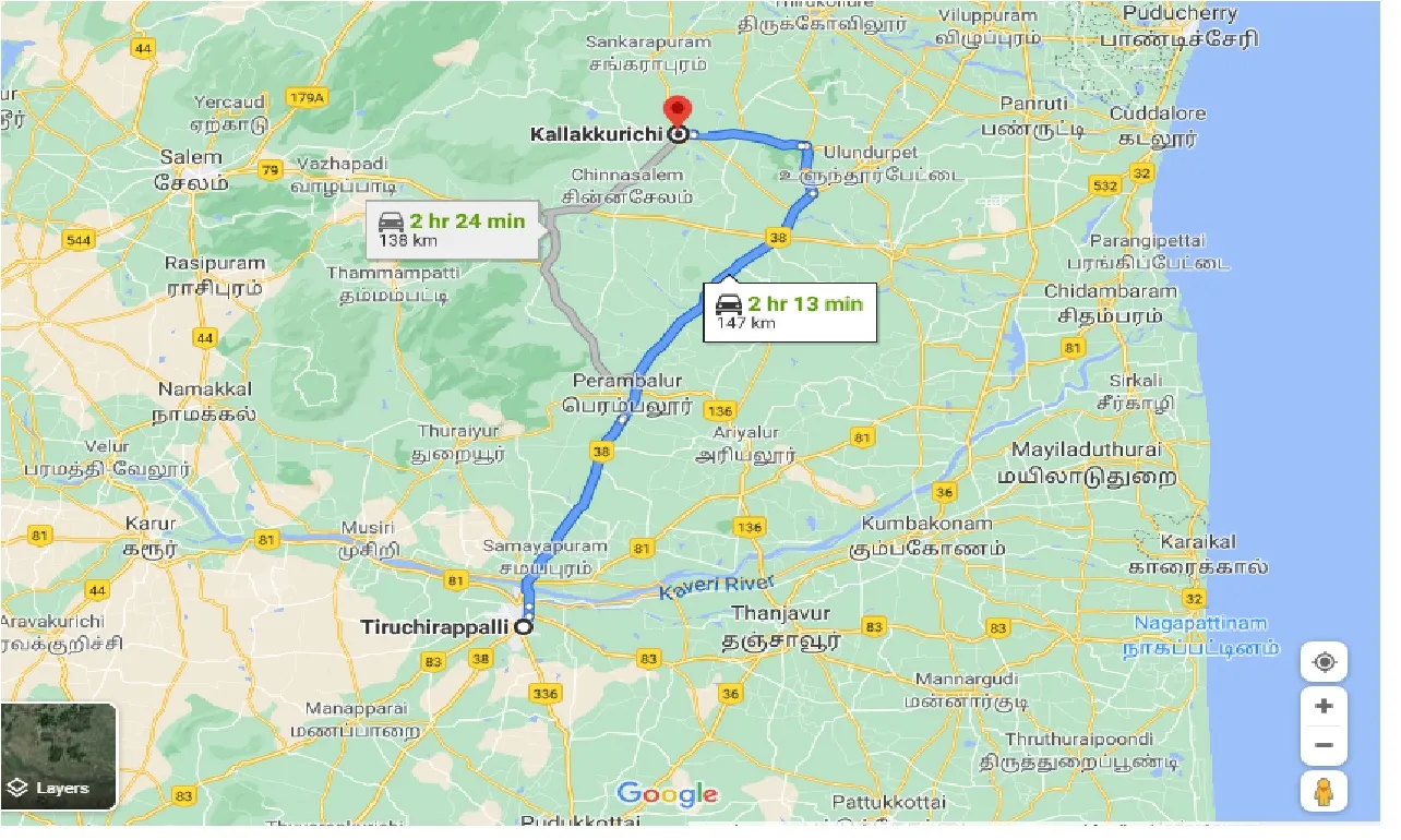 tiruchirappalli-to-kallakkurichi-one-way