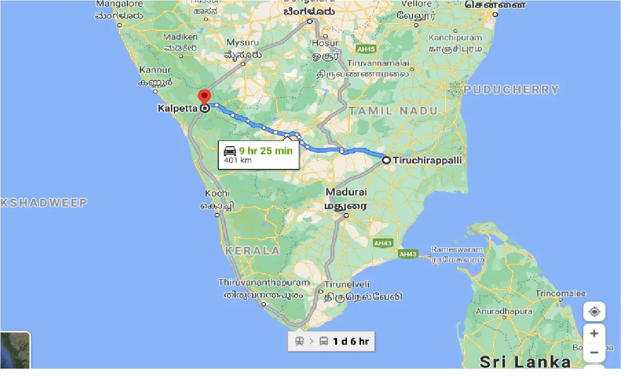 tiruchirappalli-to-kalpetta-one-way