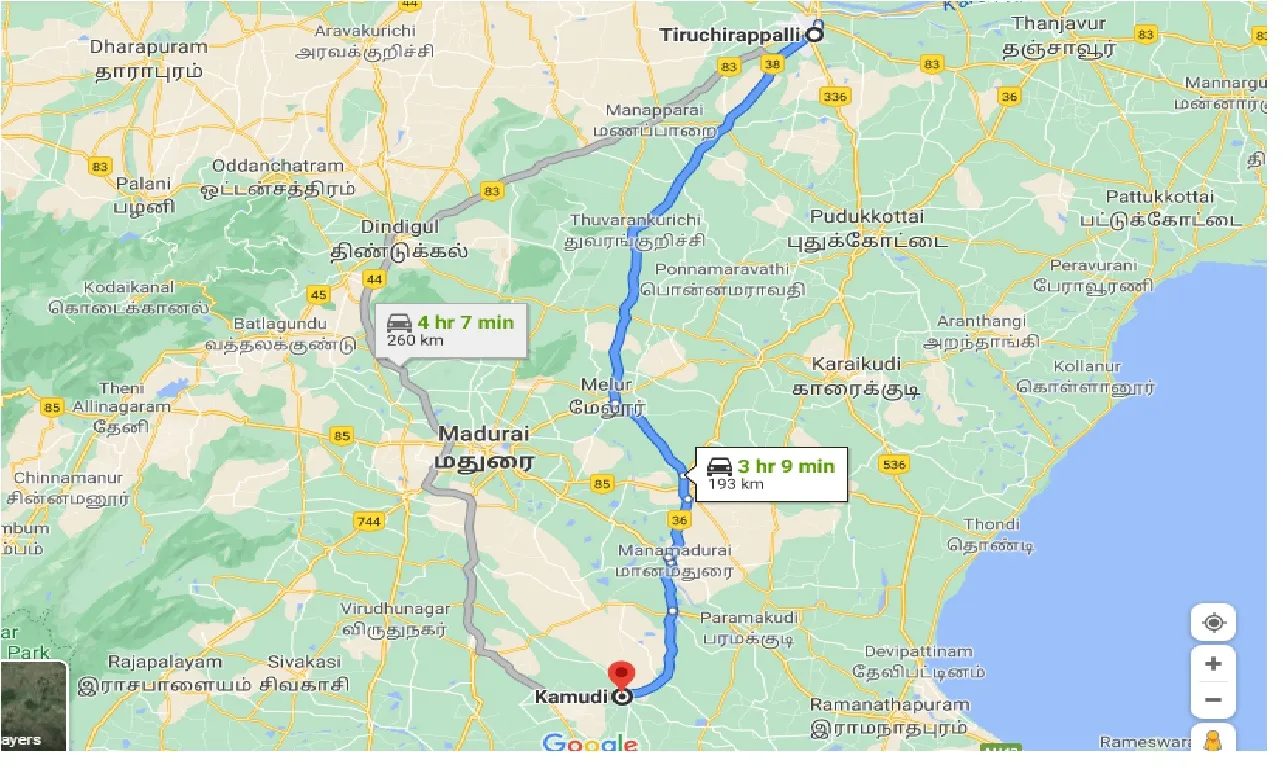 tiruchirappalli-to-kamudi-taxi