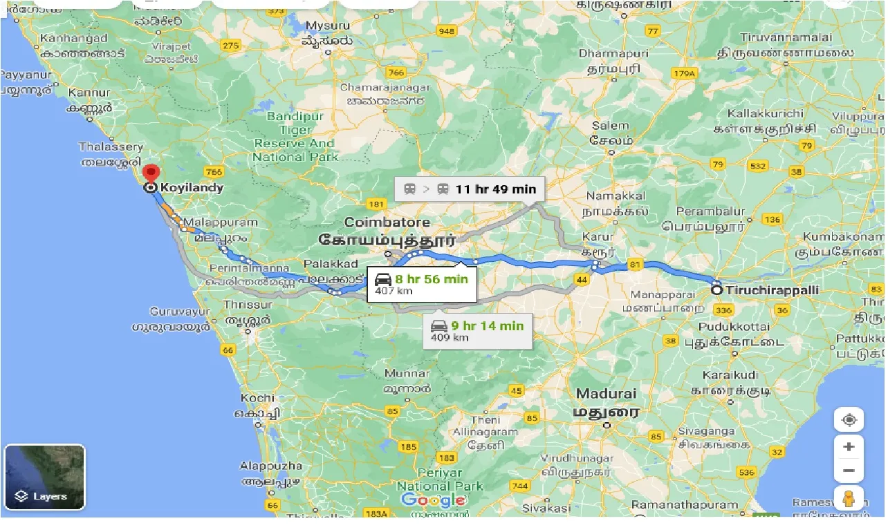 tiruchirappalli-to-koyilandy-taxi
