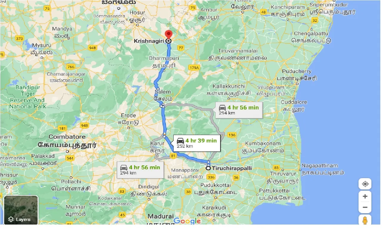 tiruchirappalli-to-krishnagiri-taxi