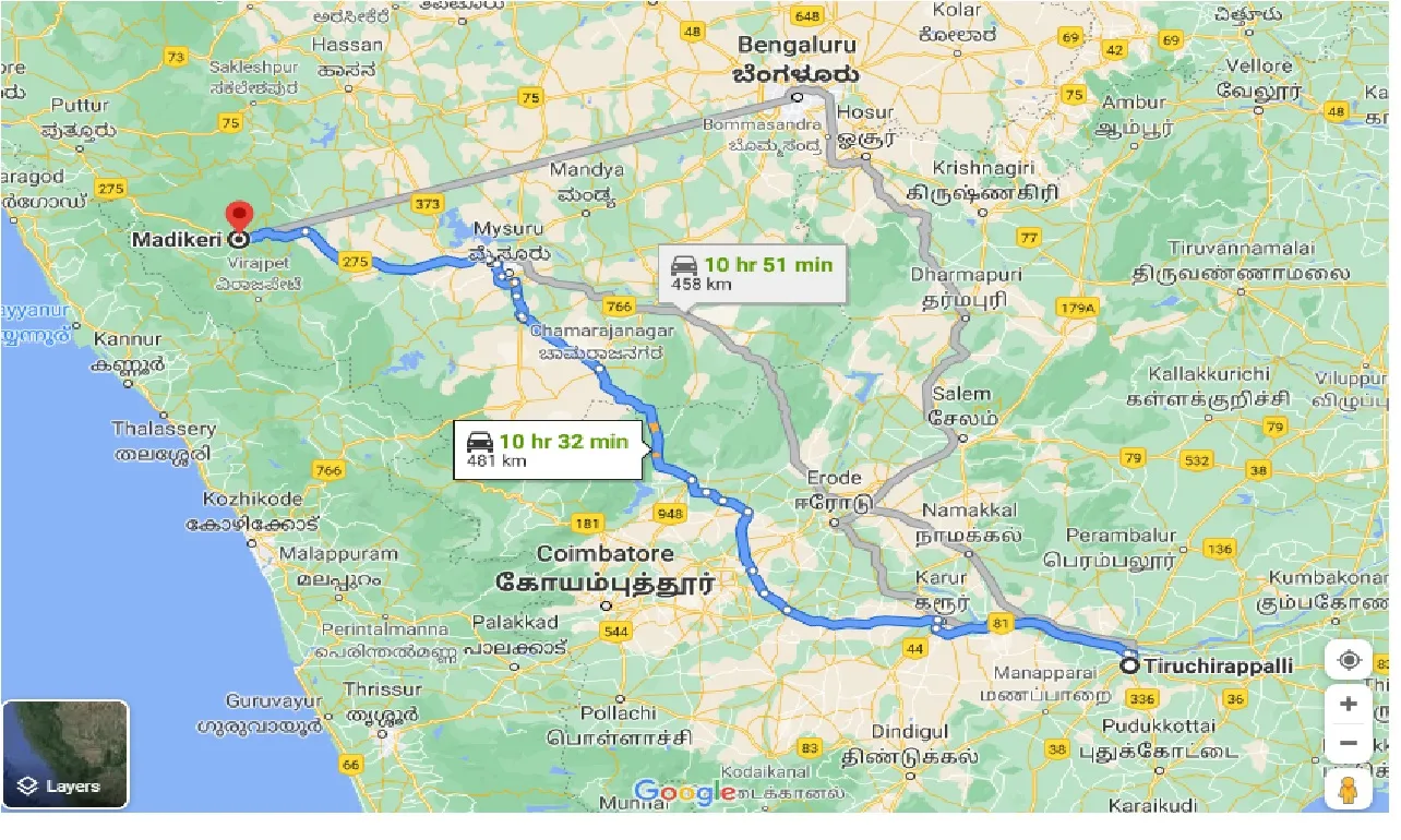 tiruchirappalli-to-madikeri-one-way