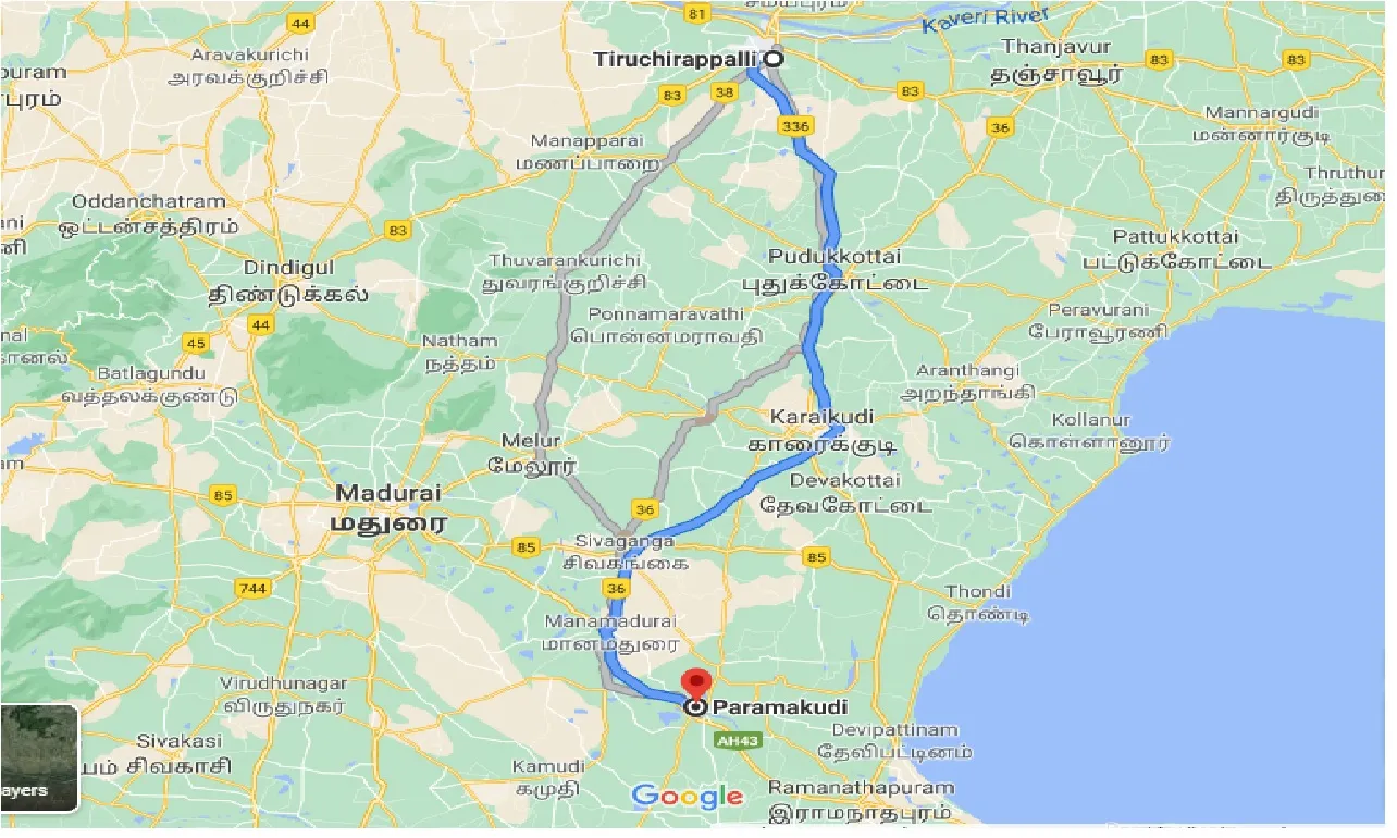 tiruchirappalli-to-paramakudi-taxi