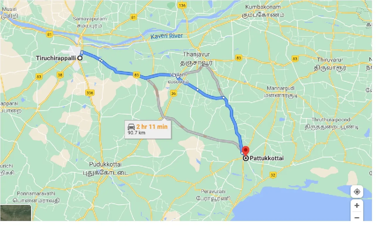 tiruchirappalli-to-pattukkottai-taxi