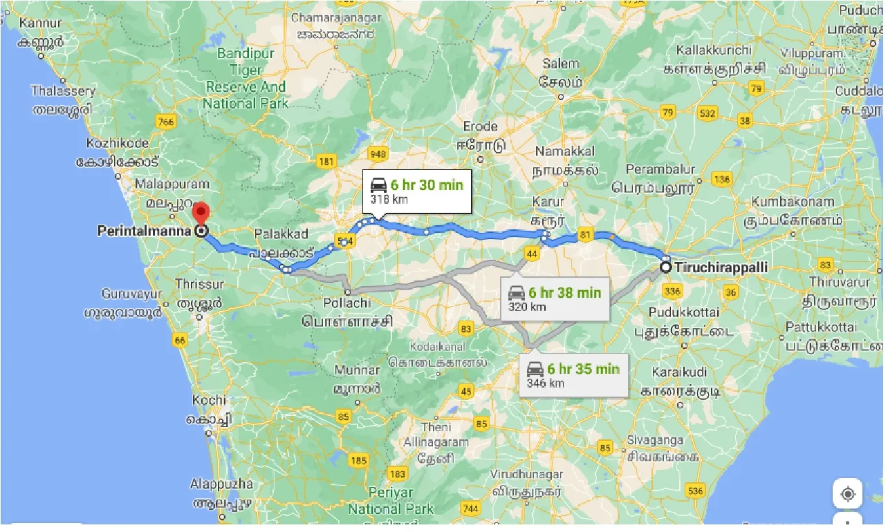 tiruchirappalli-to-perintalmanna-one-way