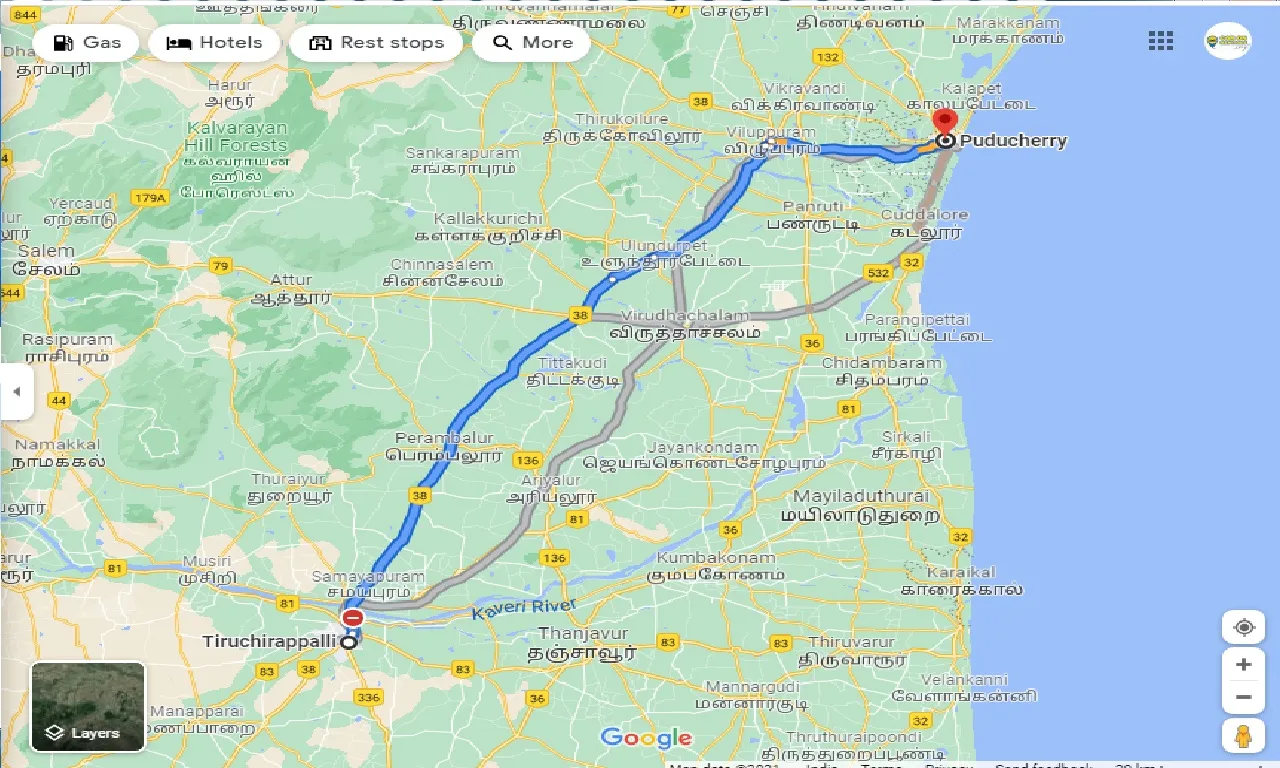 tiruchirappalli-to-pondicherry-one-way