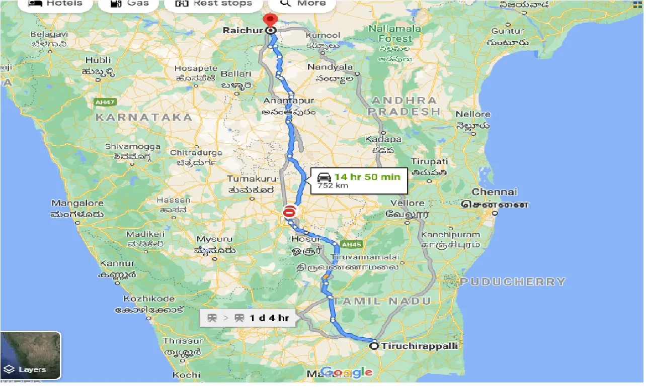 tiruchirappalli-to-raichur-taxi