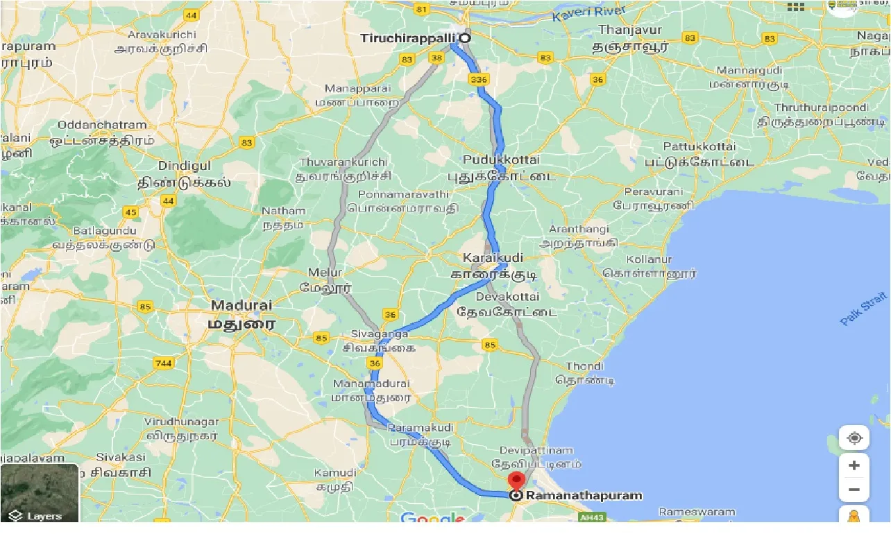 tiruchirappalli-to-ramanathapuram-one-way