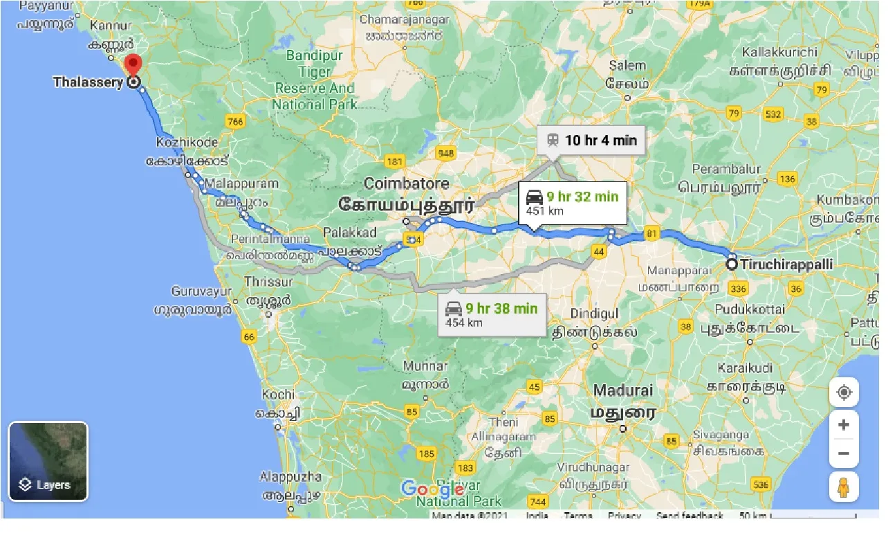tiruchirappalli-to-thalassery-one-way