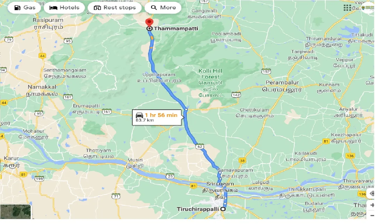 tiruchirappalli-to-thammampatti-one-way