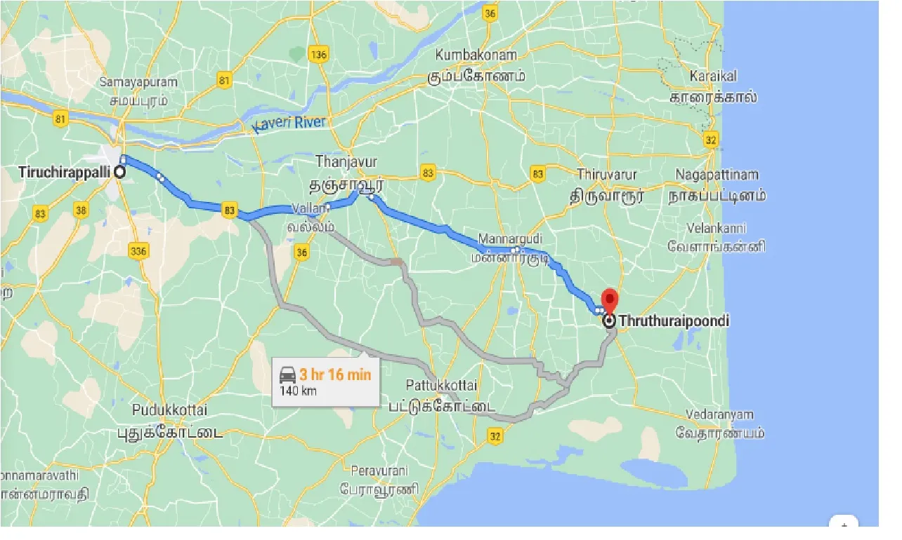 tiruchirappalli-to-thiruthuraipoondi-taxi