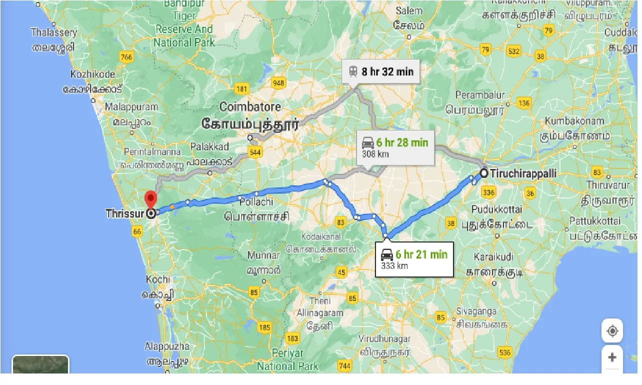 tiruchirappalli-to-thrissur-taxi