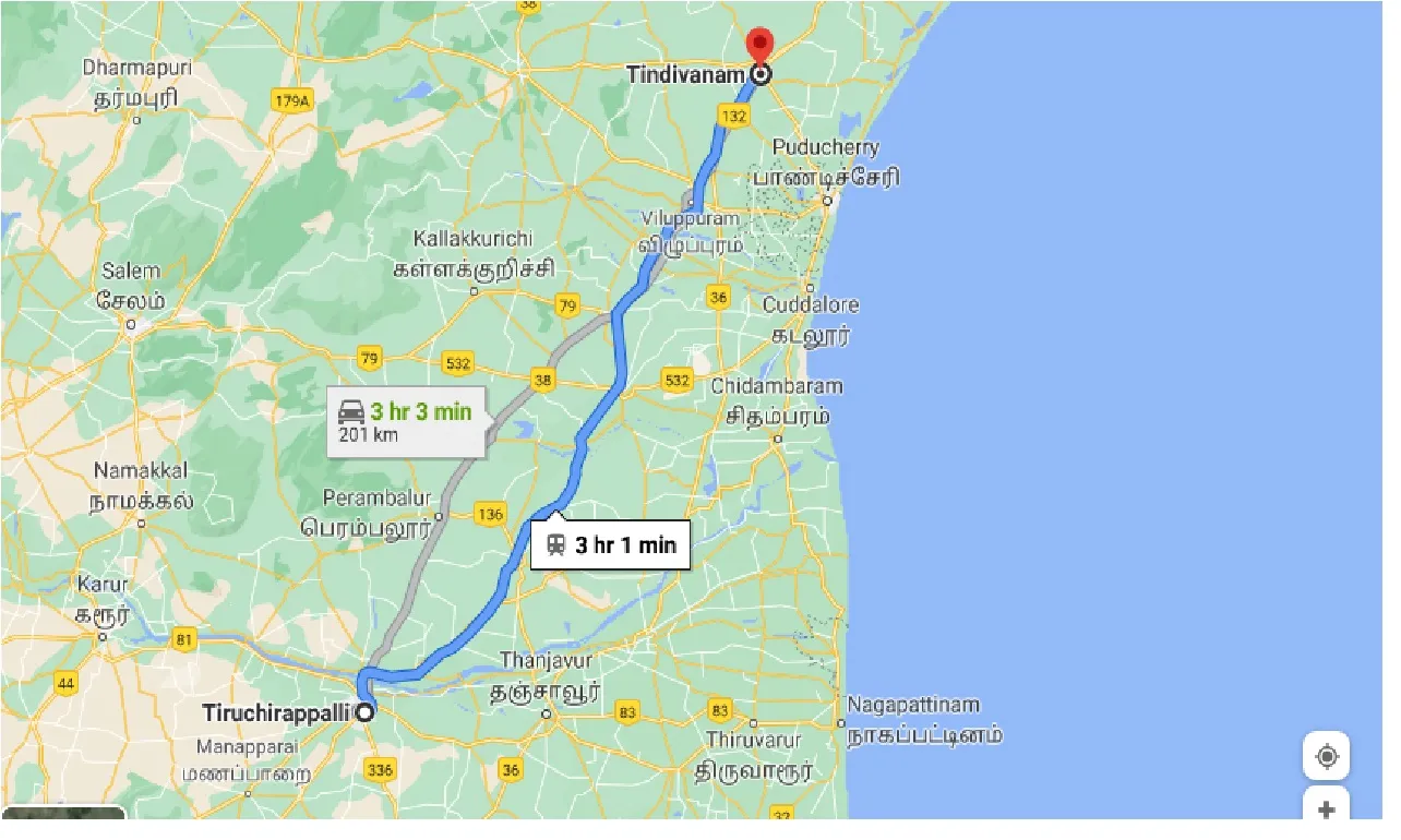 tiruchirappalli-to-tindivanam-one-way
