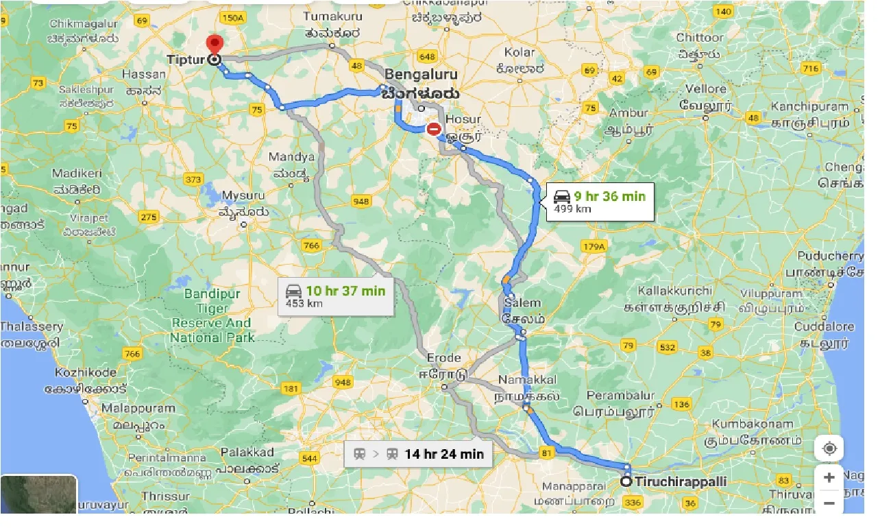 tiruchirappalli-to-tiptur-one-way