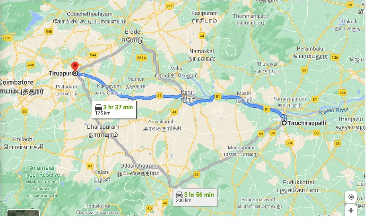 tiruchirappalli-to-tiruppur-one-way