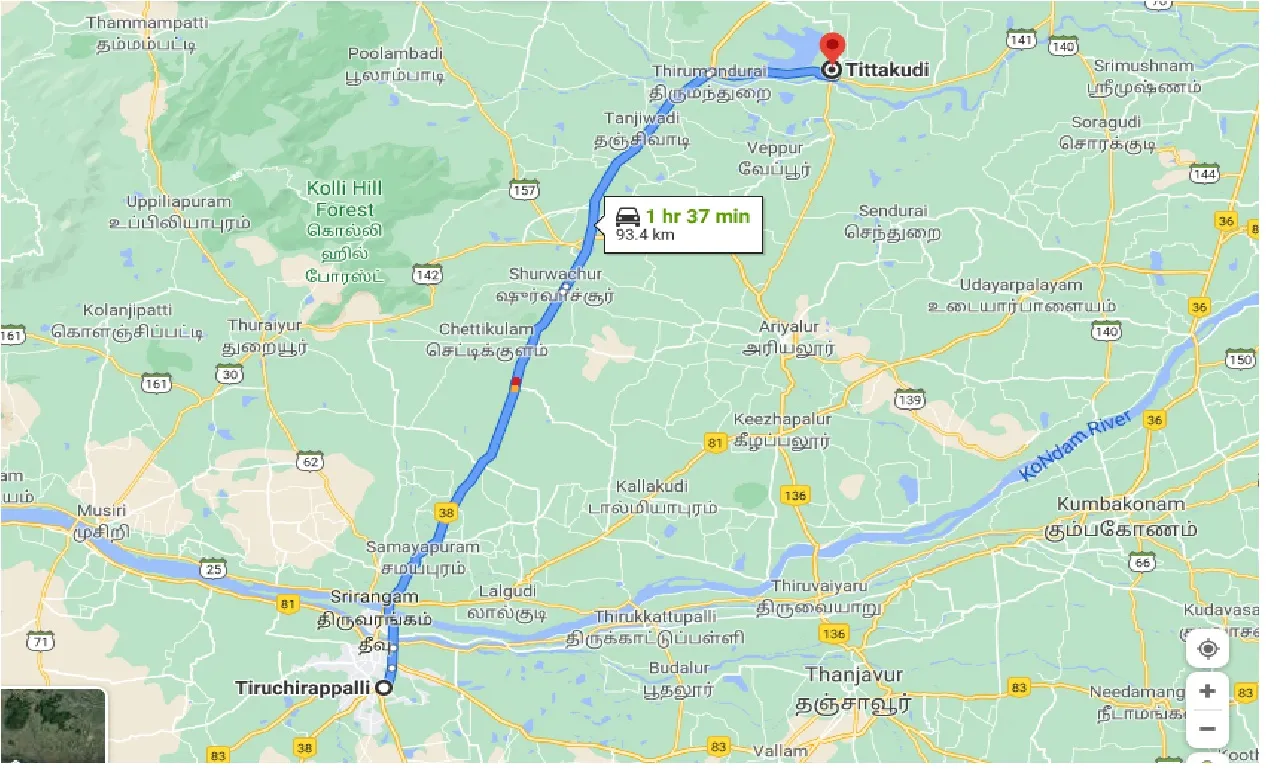 tiruchirappalli-to-tittakudi-one-way