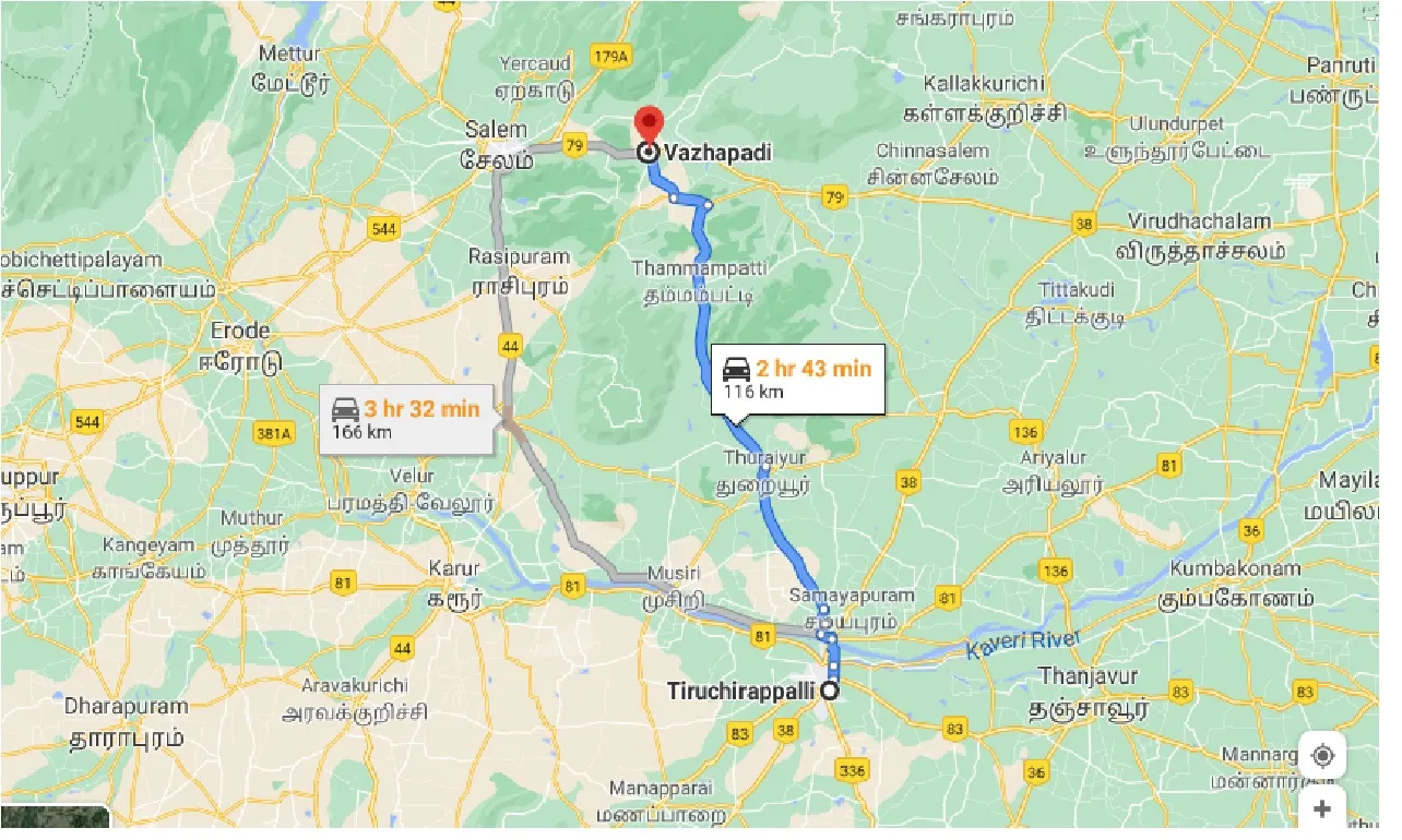 tiruchirappalli-to-vazhapadi-one-way