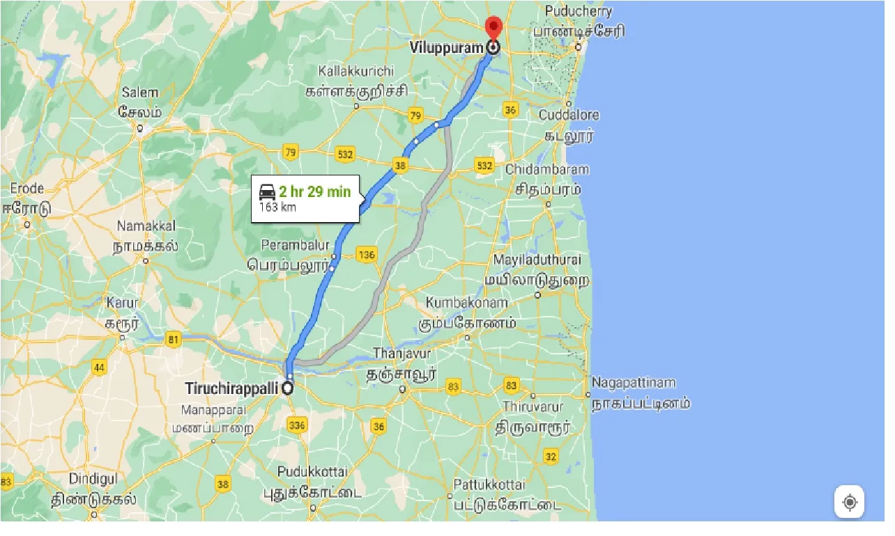 tiruchirappalli-to-viluppuram-taxi