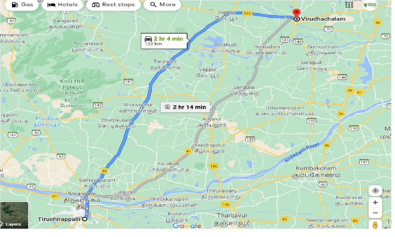 tiruchirappalli-to-virudhachalam-taxi