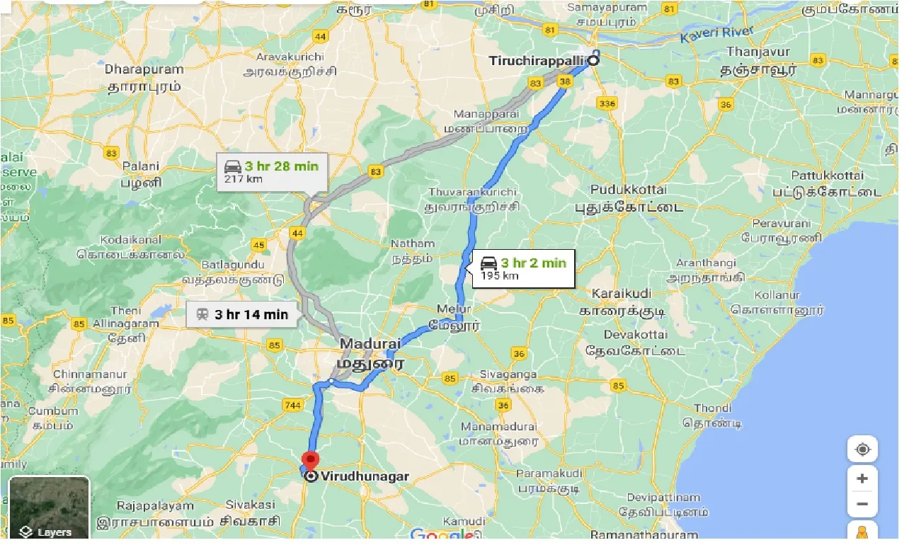 tiruchirappalli-to-virudhunagar-taxi
