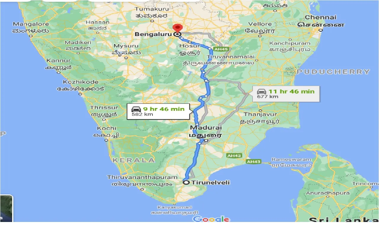 tirunelveli-to-bengaluru-one-way
