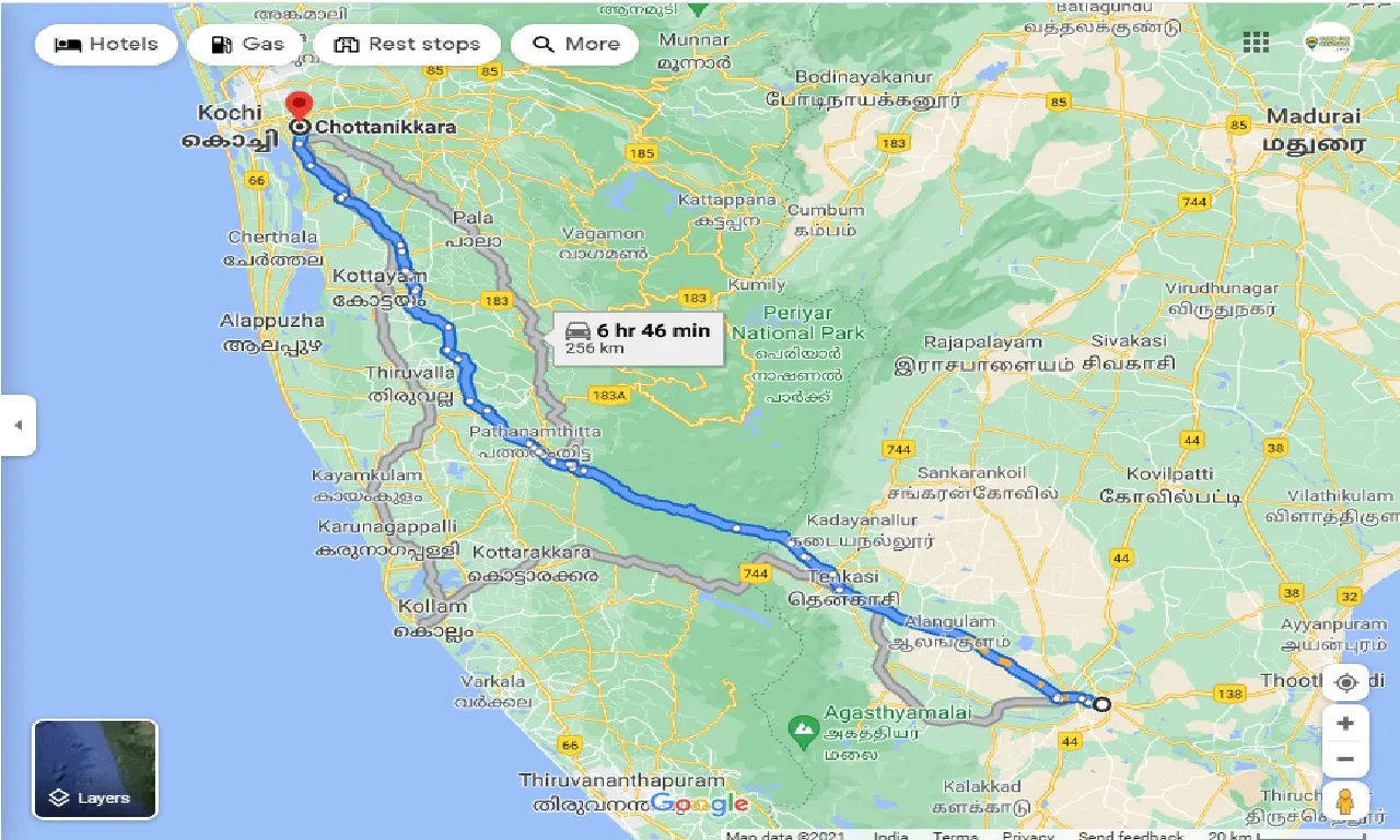 tirunelveli-to-chottanikkara-one-way
