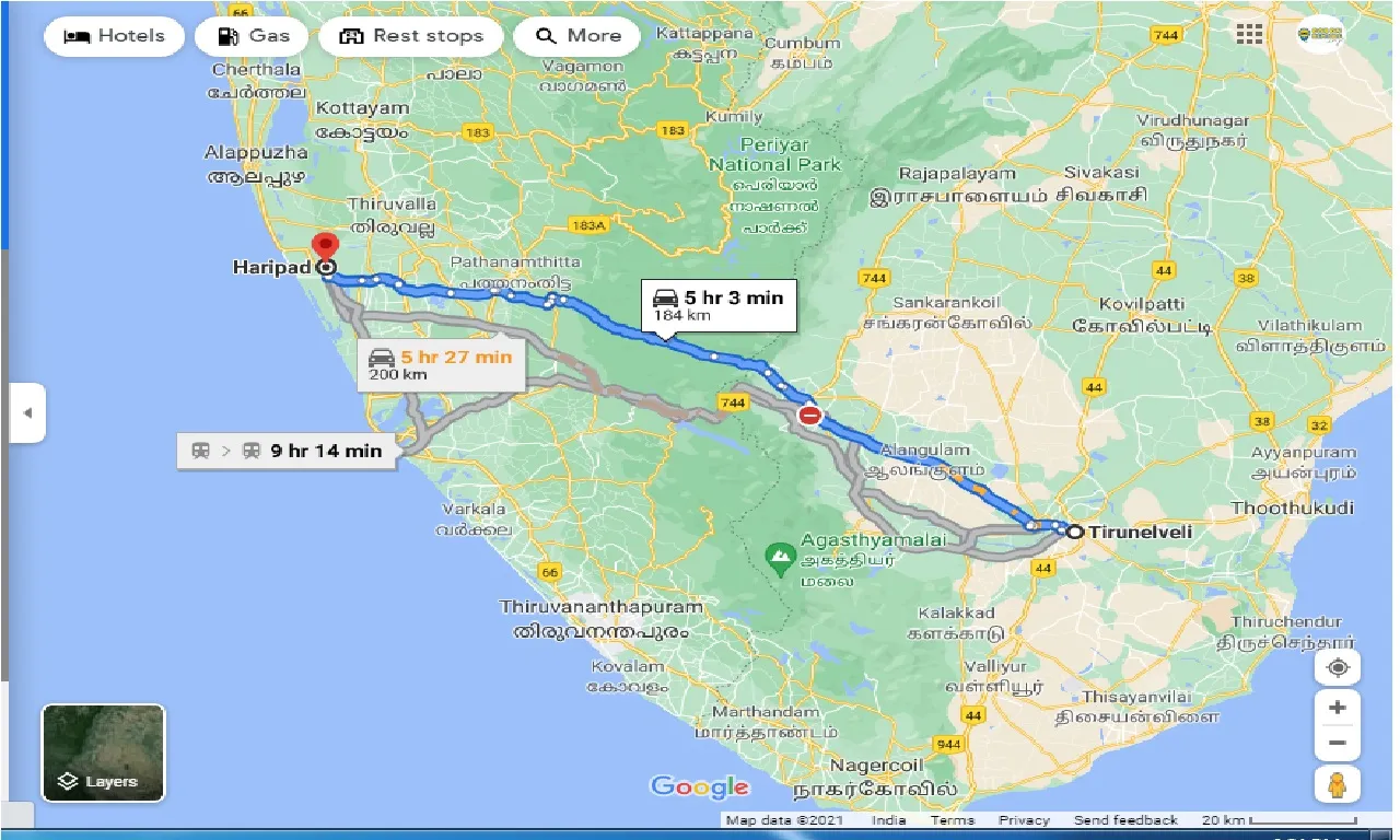 tirunelveli-to-haripad-one-way