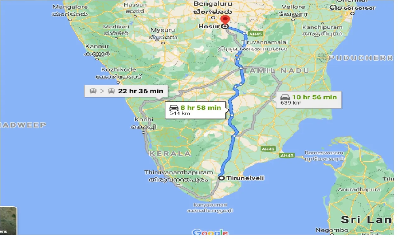tirunelveli-to-hosur-taxi