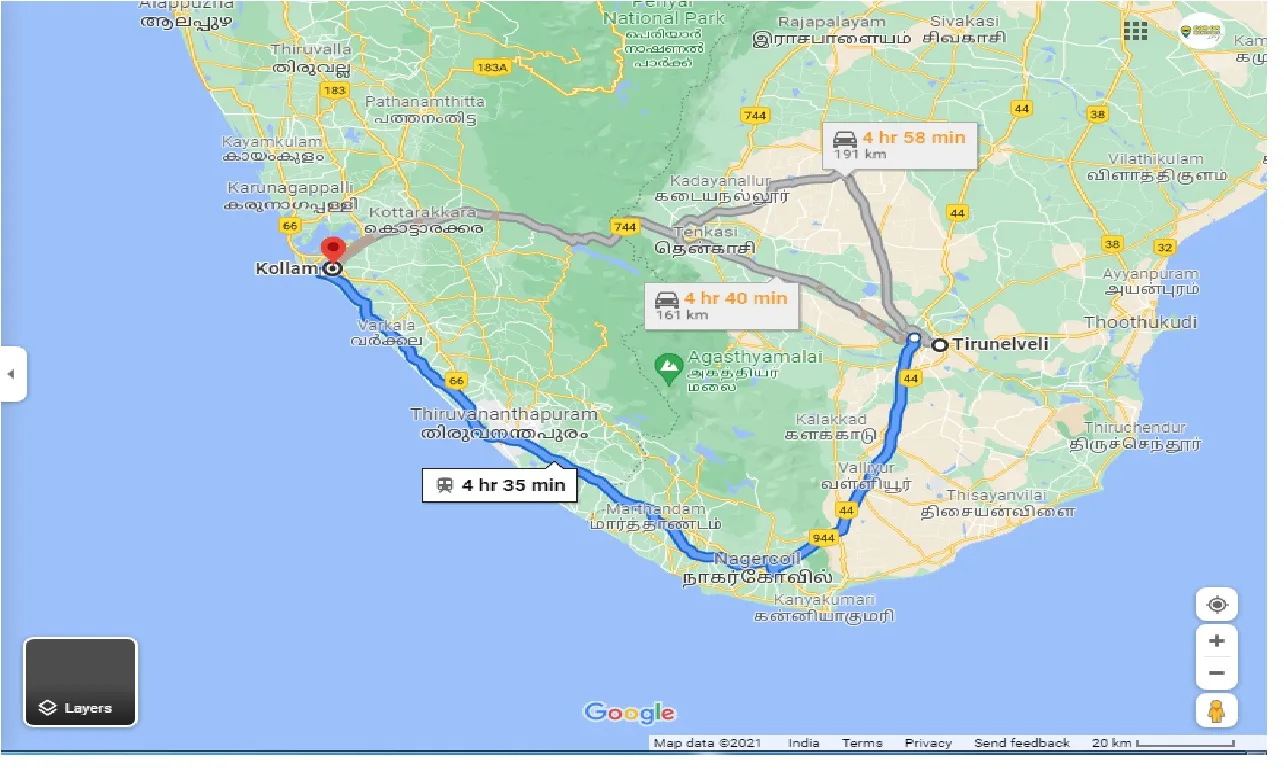 tirunelveli-to-kollam-round-trip