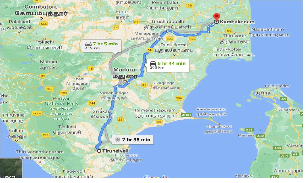 tirunelveli-to-kumbakonam-one-way