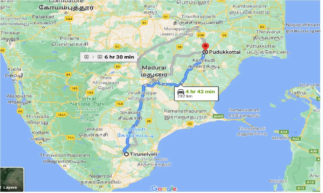 tirunelveli-to-pudukkottai-one-way