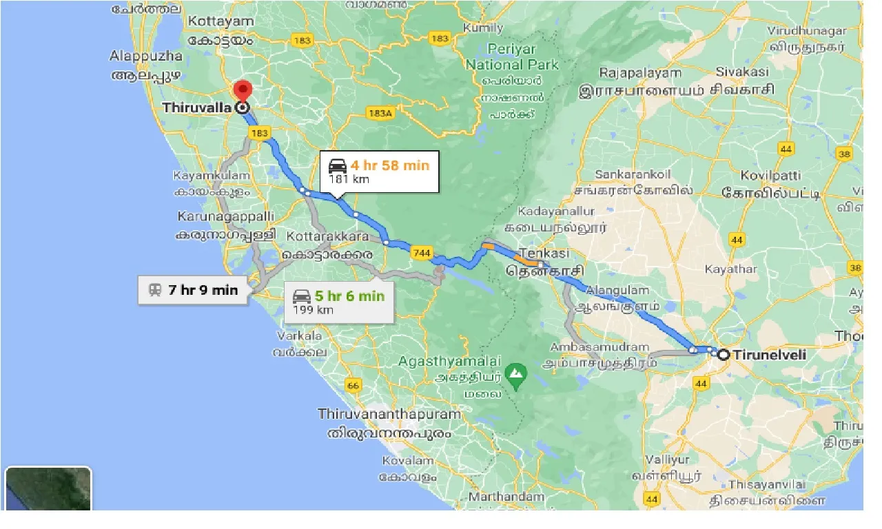 tirunelveli-to-thiruvalla-one-way