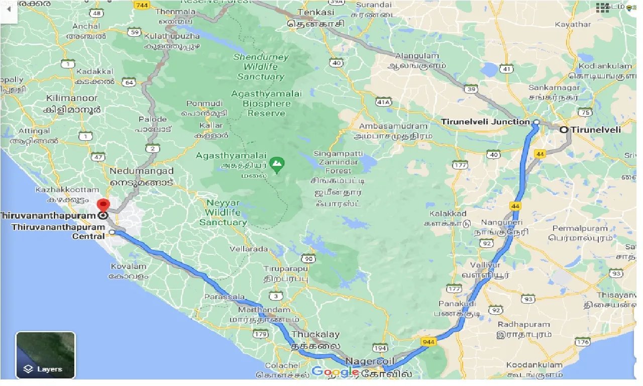 tirunelveli-to-thiruvananthapuram-one-way