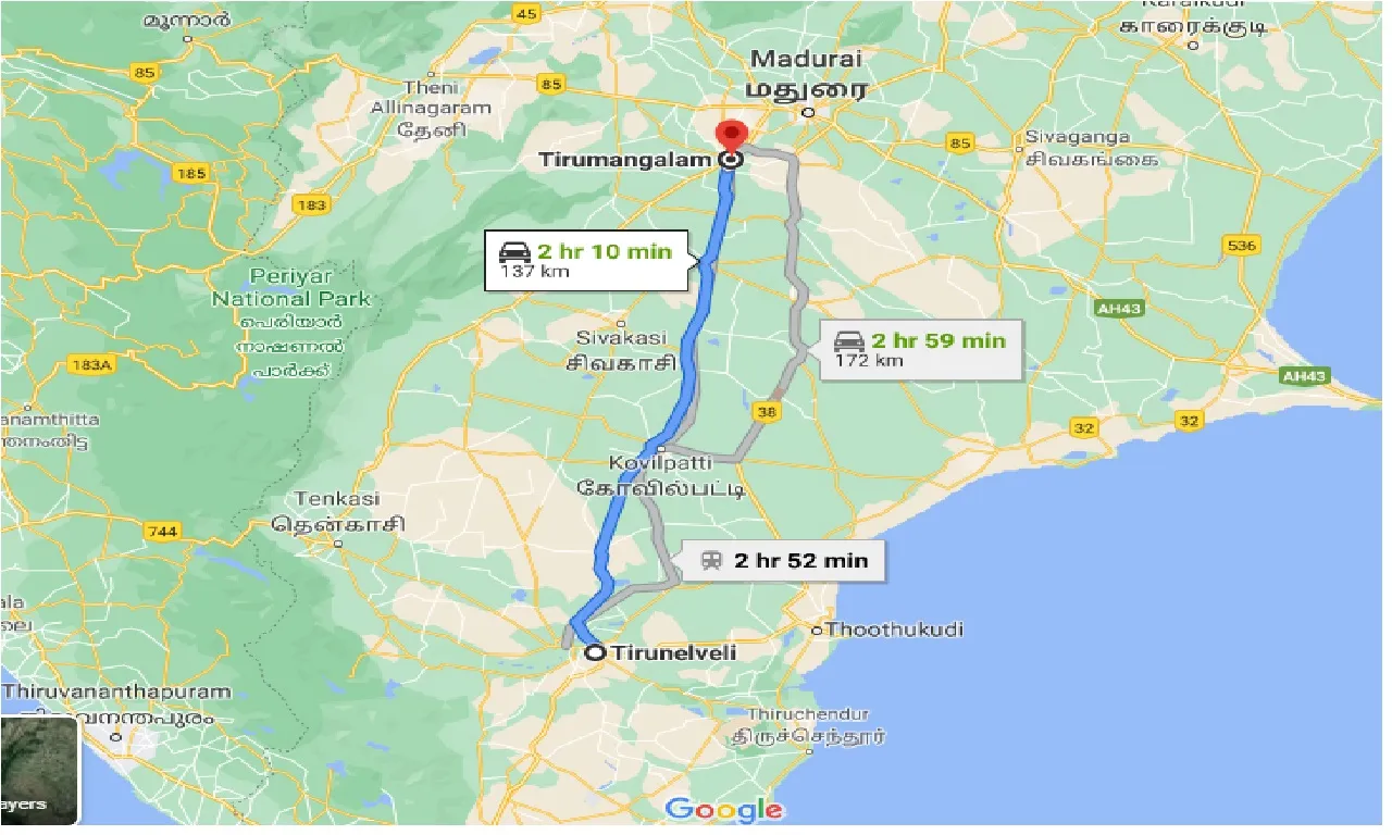 tirunelveli-to-tirumangalam-one-way
