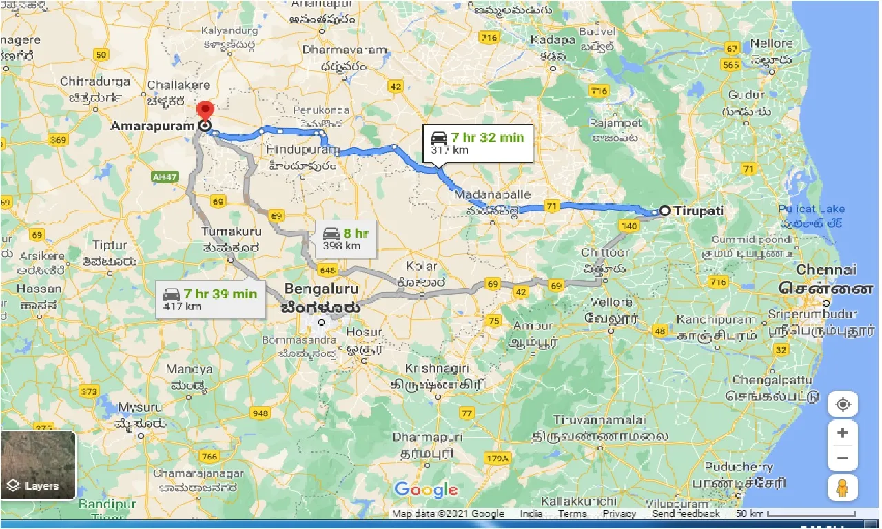 tirupati-to-amarapuram-taxi