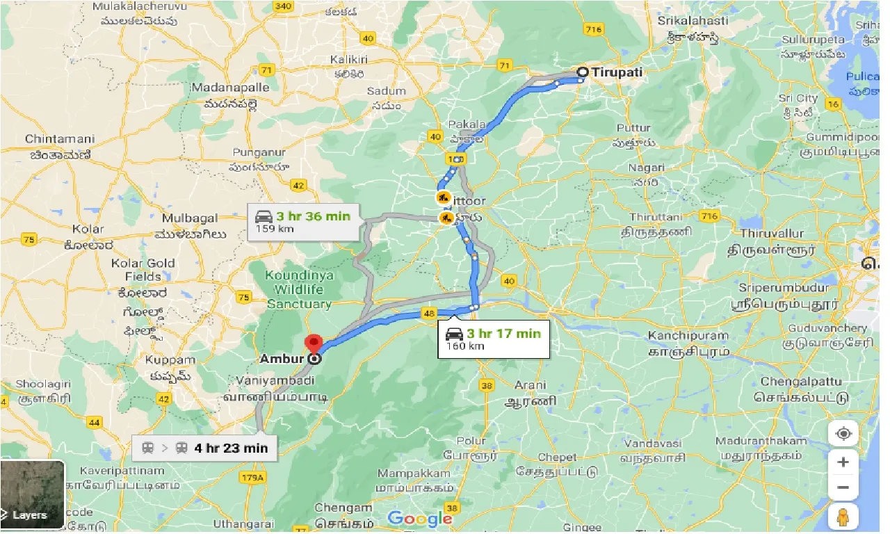 tirupati-to-ambur-one-way