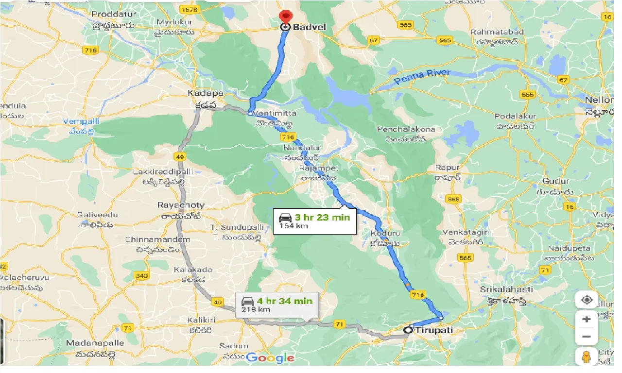 tirupati-to-badvel-one-way