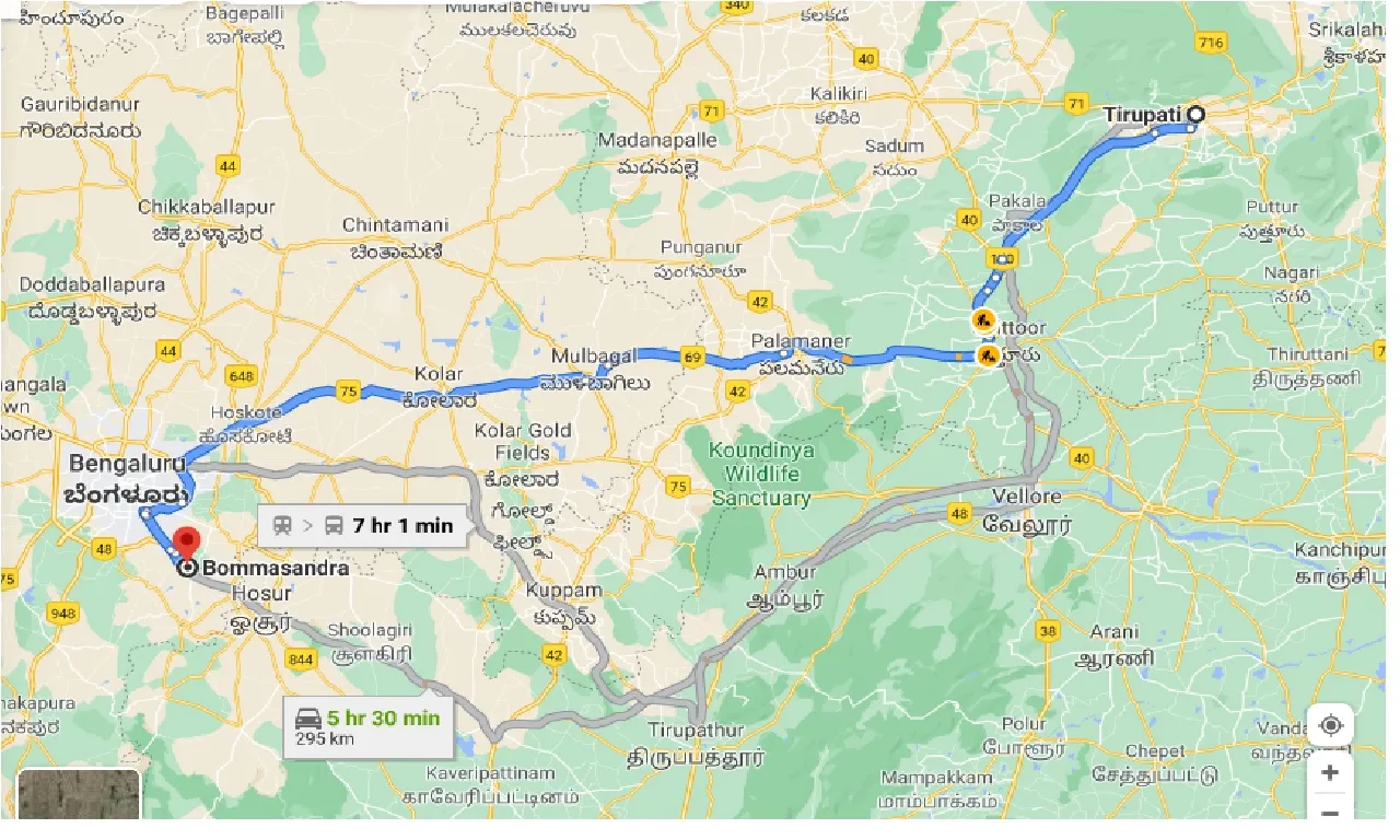 tirupati-to-bommasandra-taxi