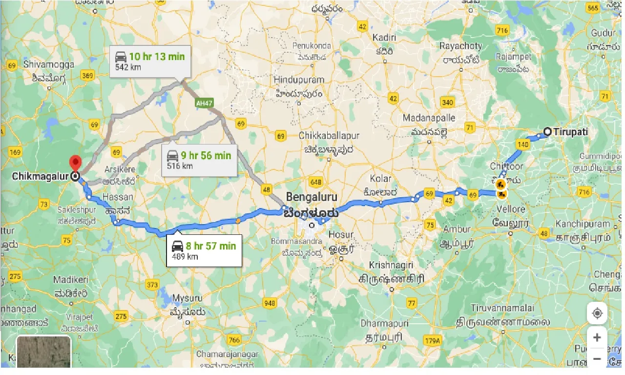 tirupati-to-chikmagalur-one-way