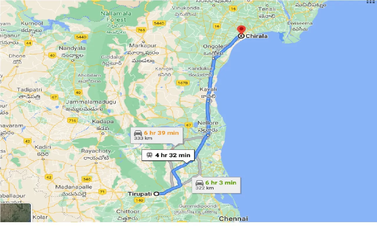 tirupati-to-chirala-one-way