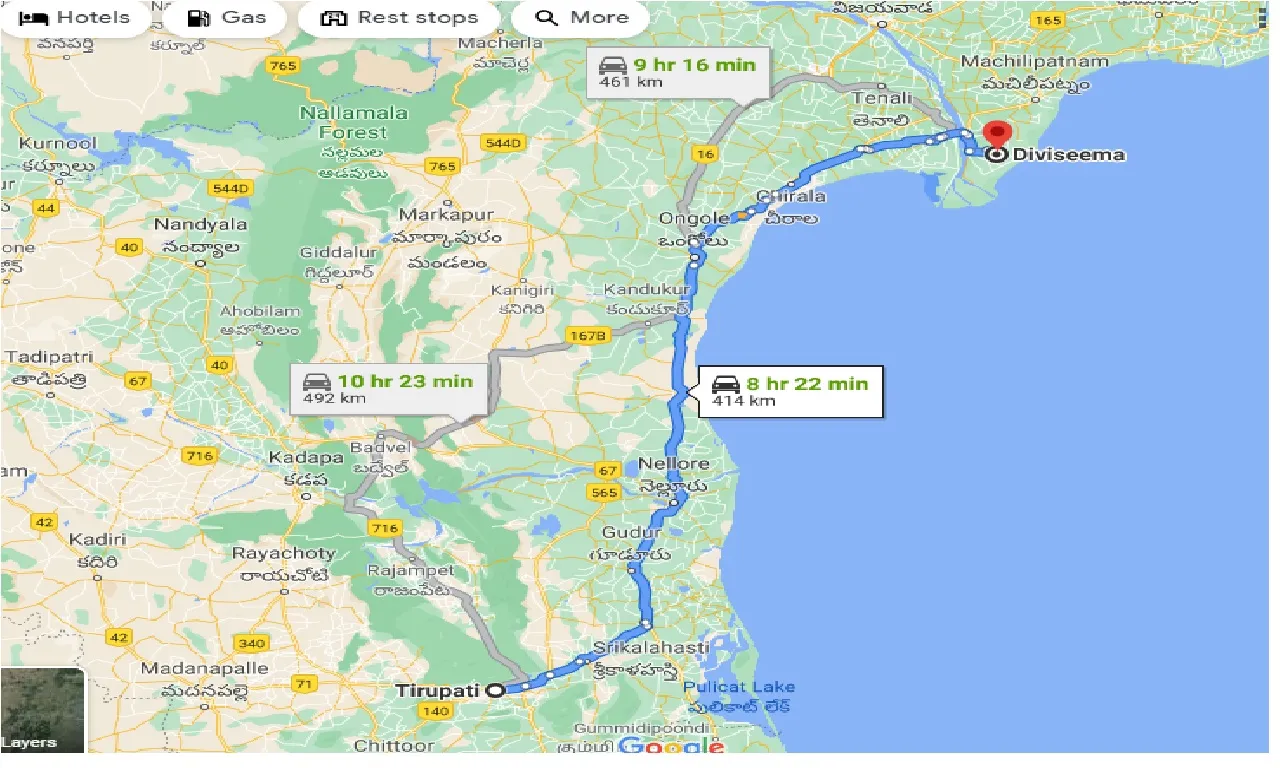 tirupati-to-diviseema-one-way