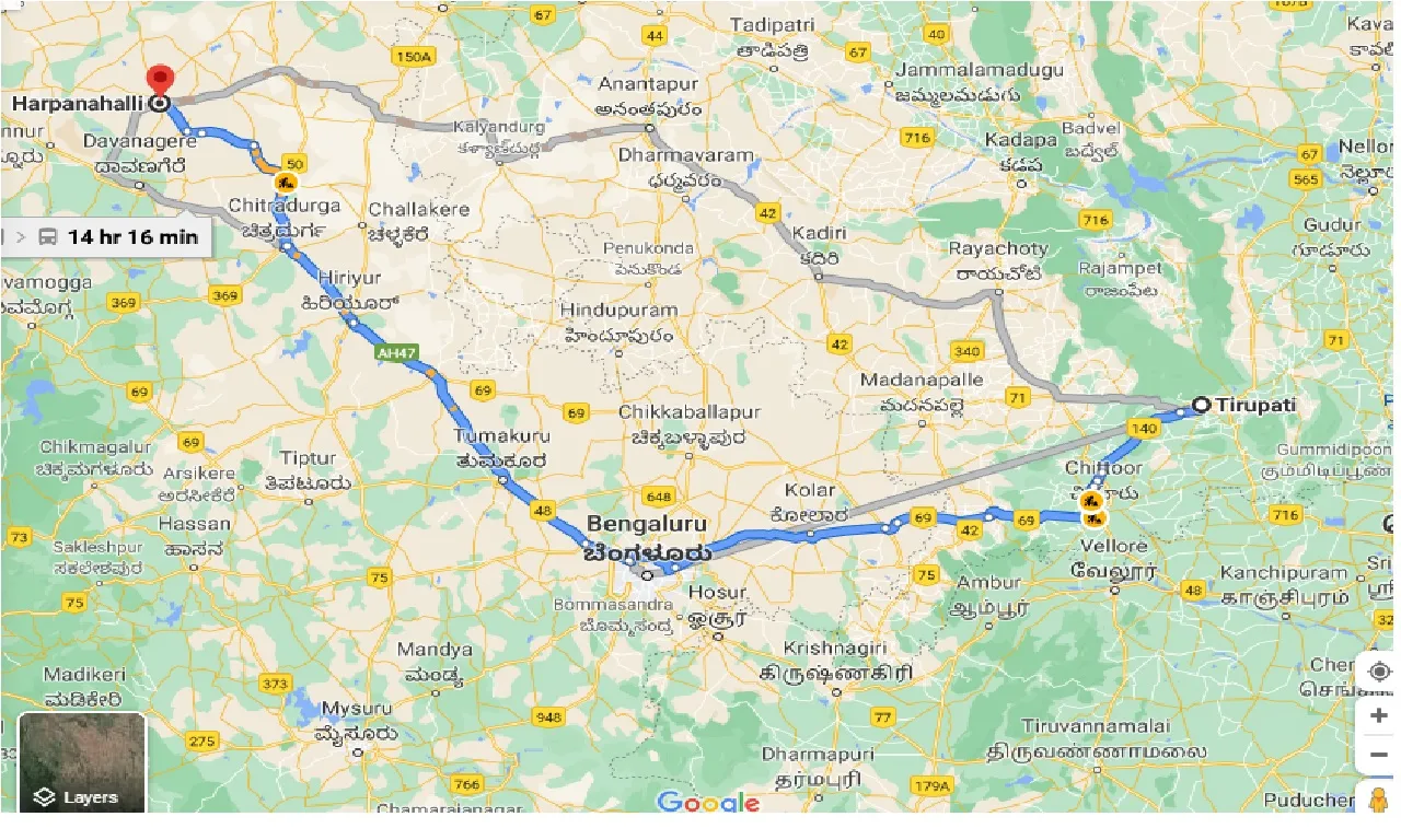 tirupati-to-harpanahalli-taxi