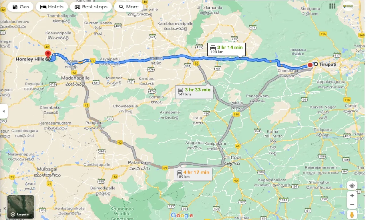 tirupati-to-horsley-hills-round-trip