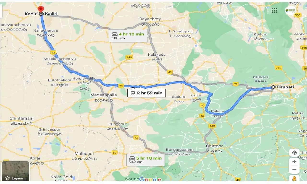 tirupati-to-kadiri-one-way