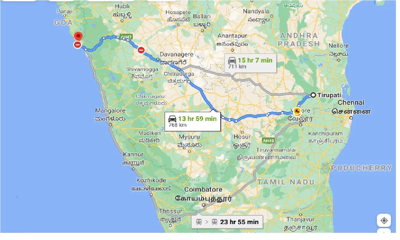 tirupati-to-karwar-one-way