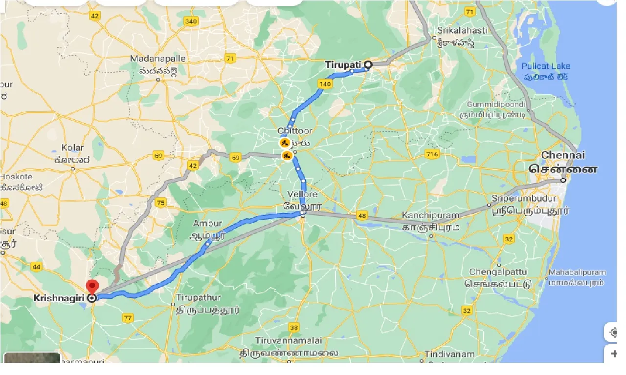 tirupati-to-krishnagiri-one-way